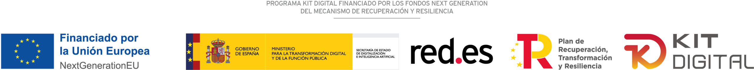 Logos Kit Digital y financiación Unión Europea
